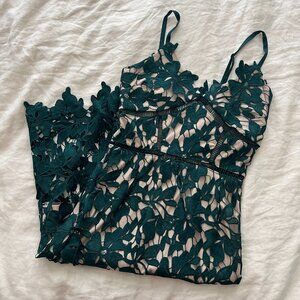 NWT Green Lace Dress